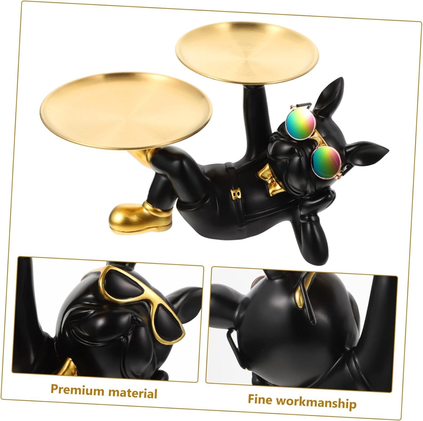 Dog Plate Black