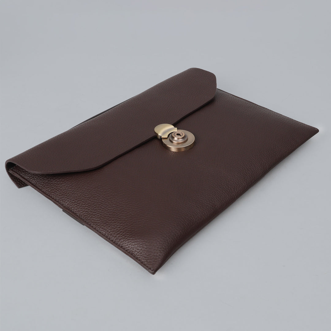 Havana Leather Laptop Folio