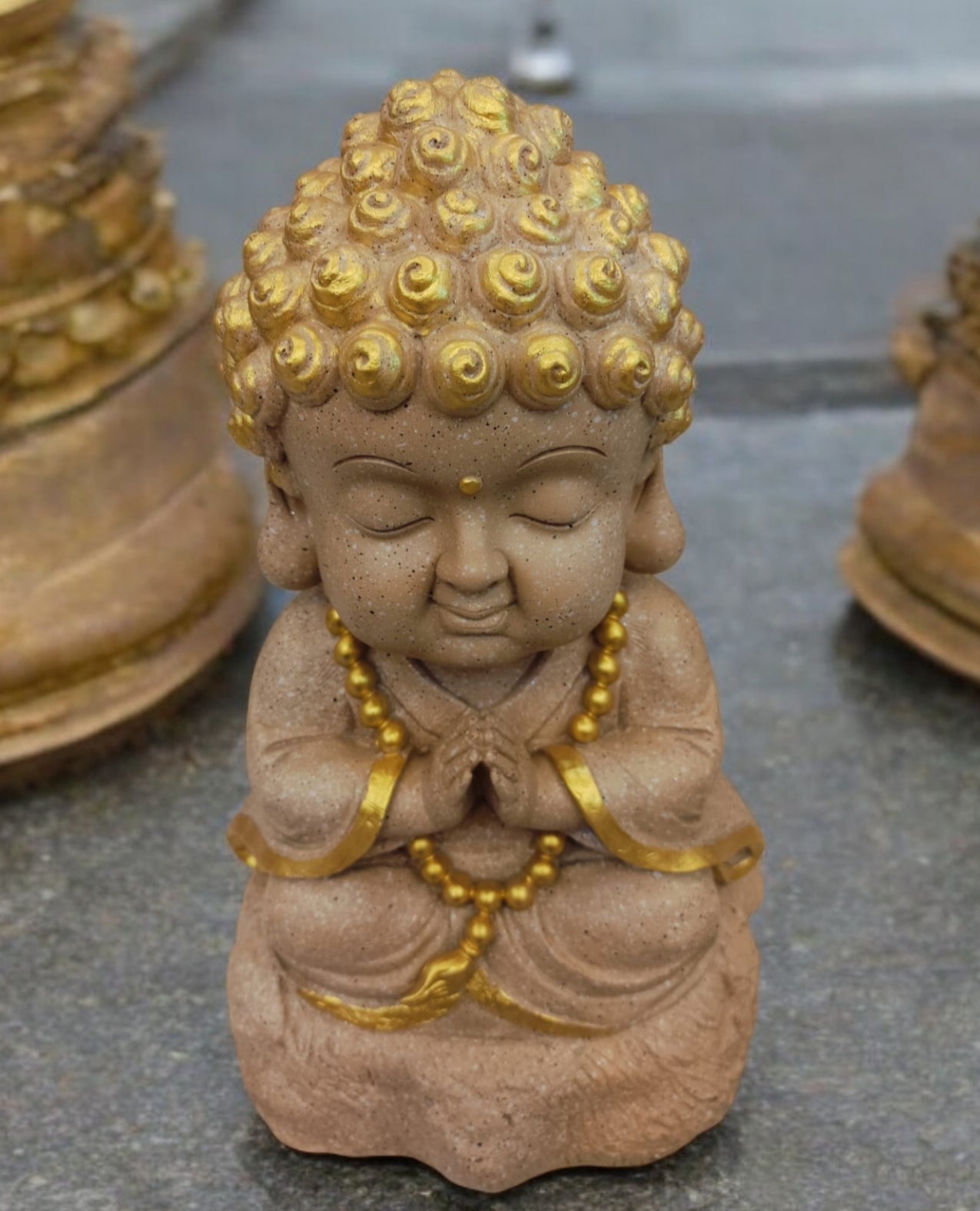 Smiling Buddha Big (Brown)