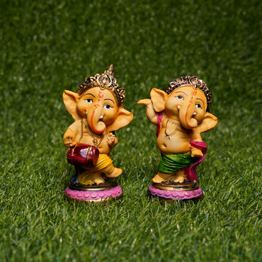 2 Dancing Ganesha