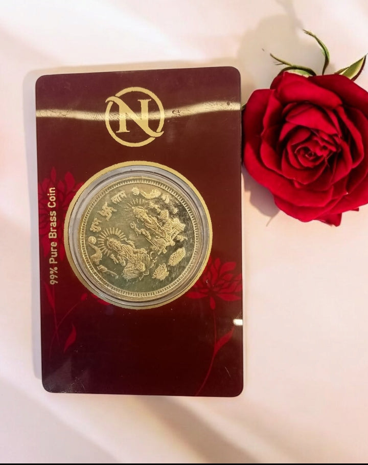 LG Brass Coin