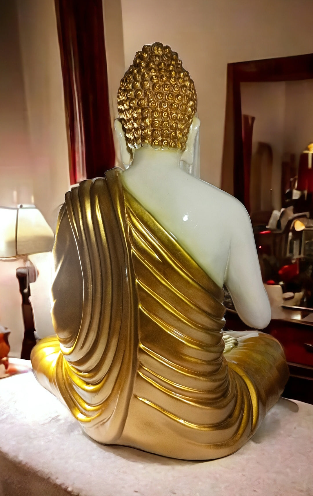 White Golden Buddha