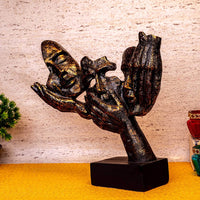 Human Face set of 3 (Black)