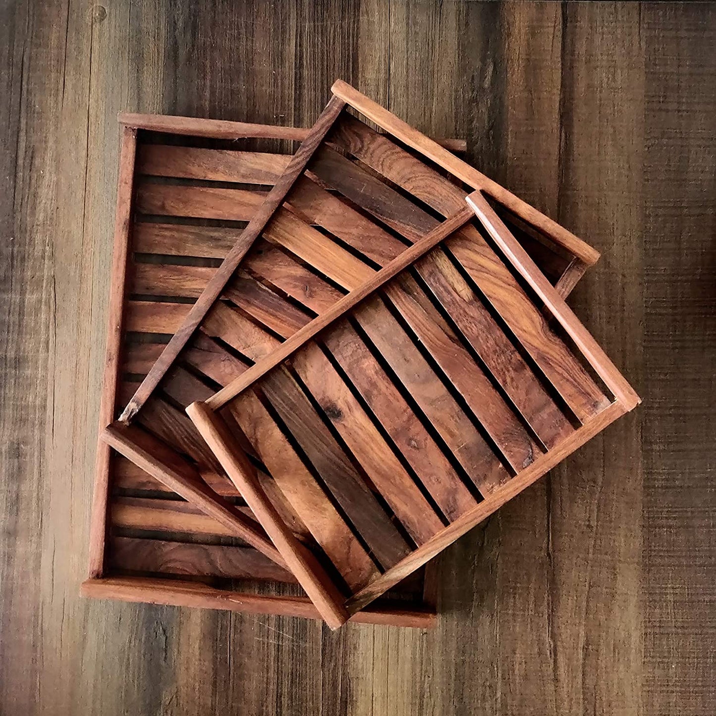 Tray set Wooden