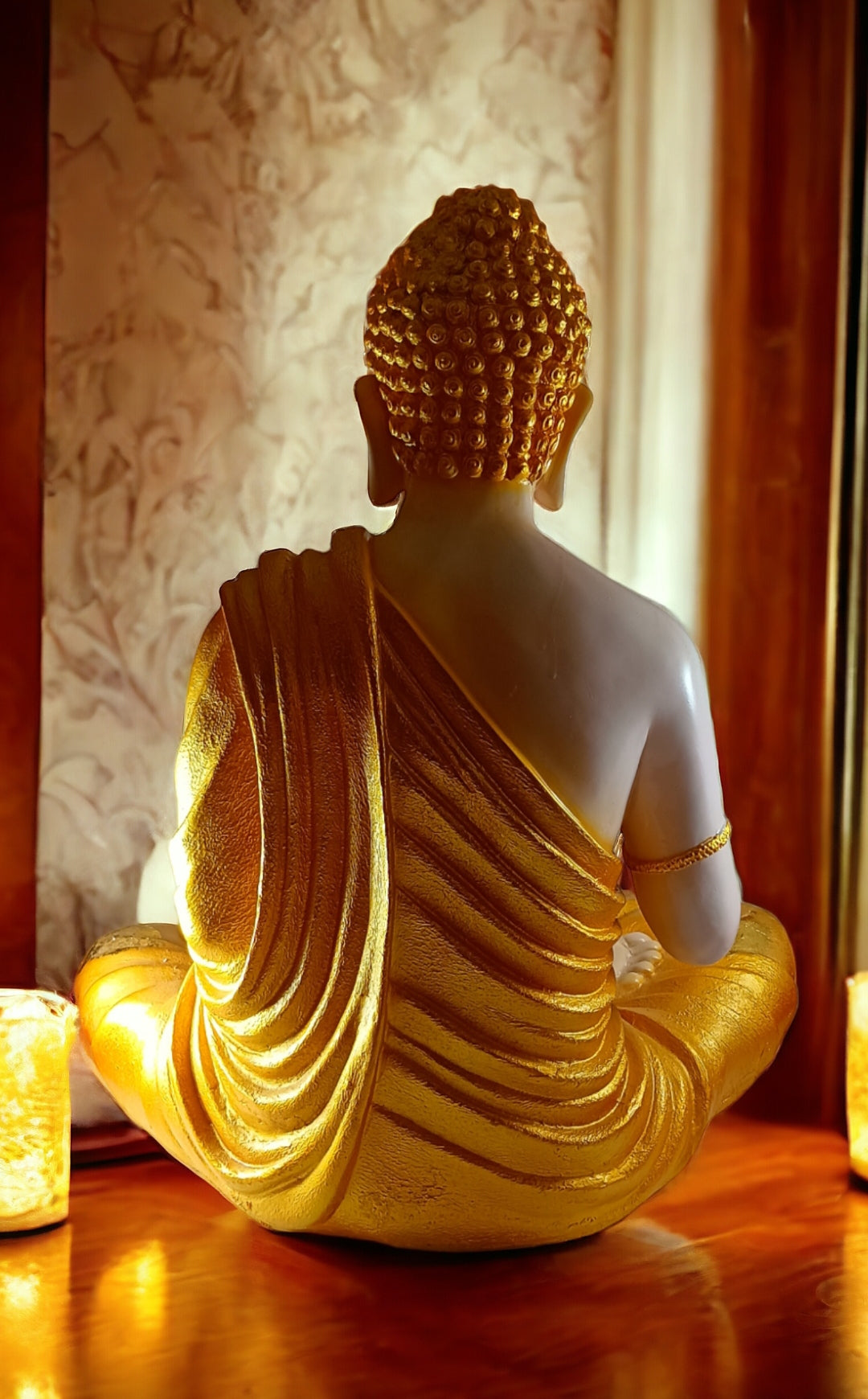 Golden 2 feet buddha