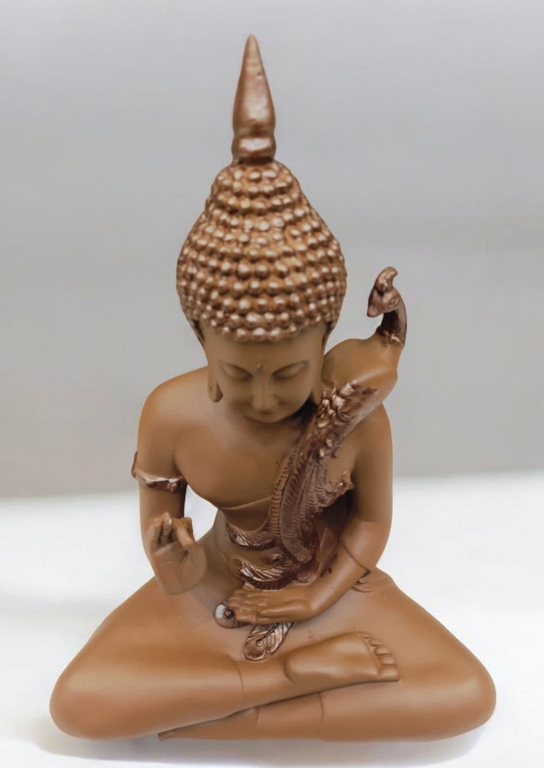 Peacock Buddha (Brown)