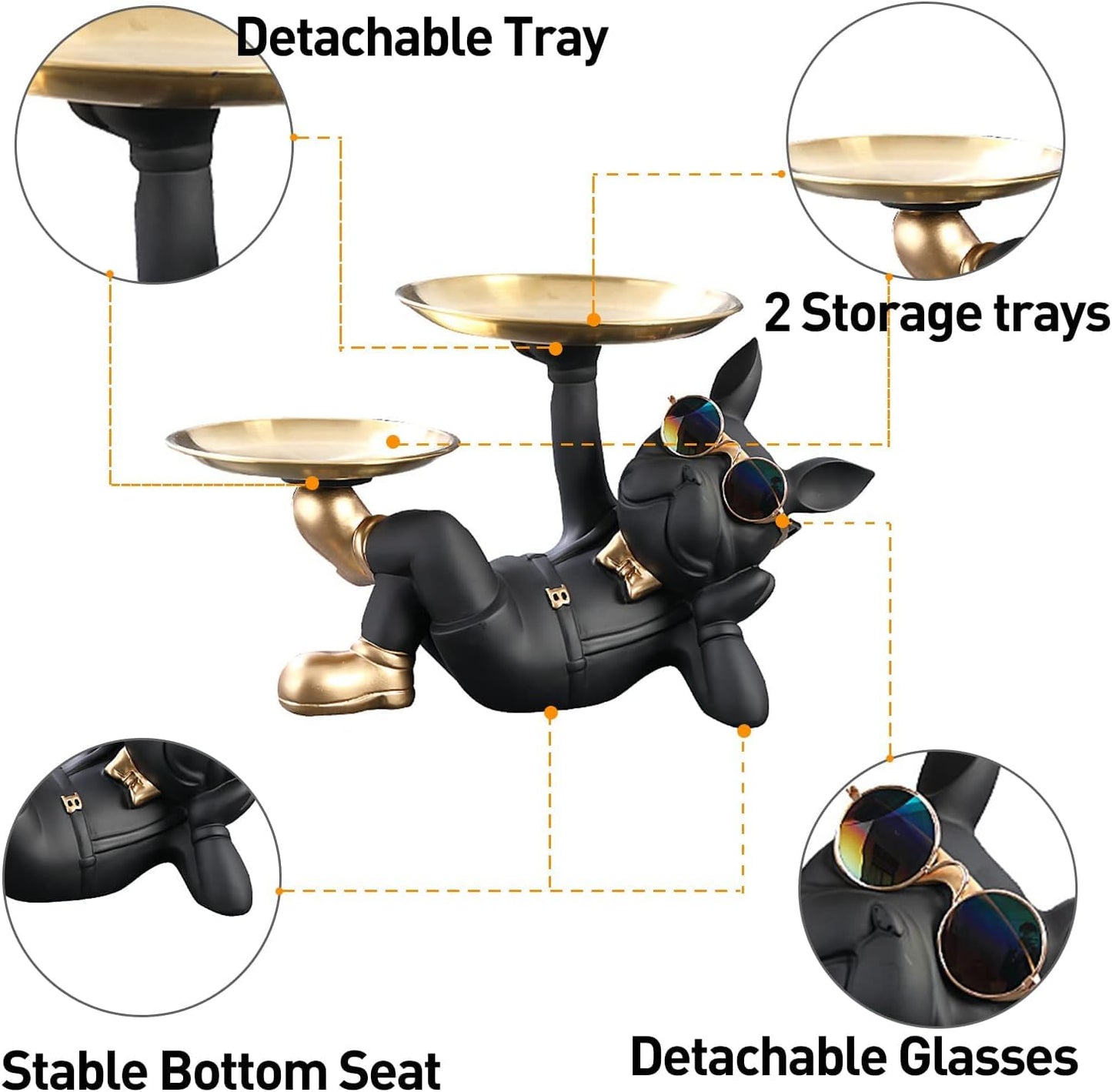 Dog Plate Black