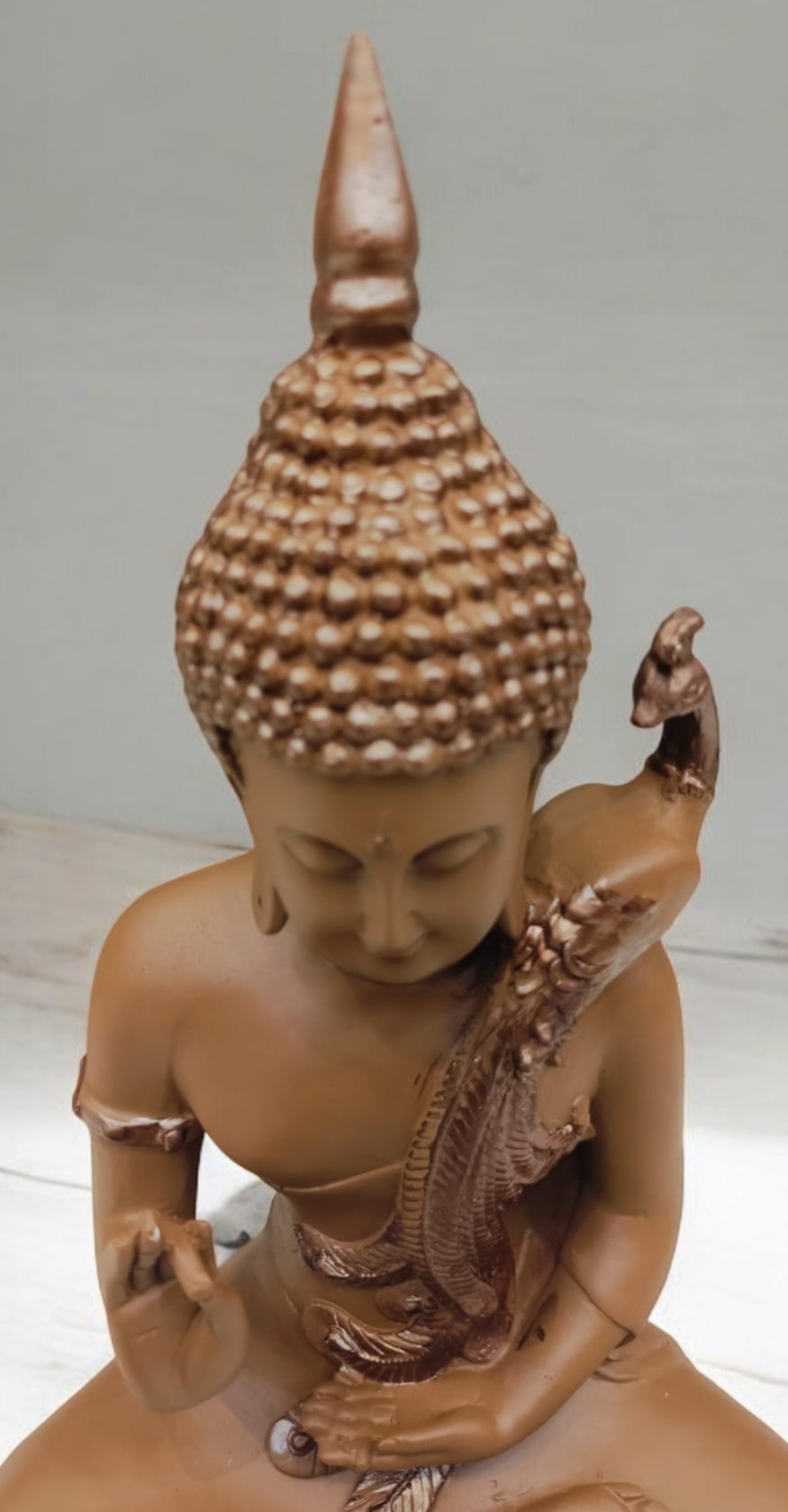 Peacock Buddha (Brown)