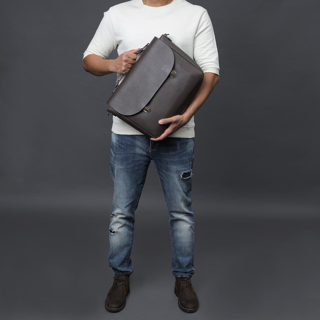 London Leather Briefcase