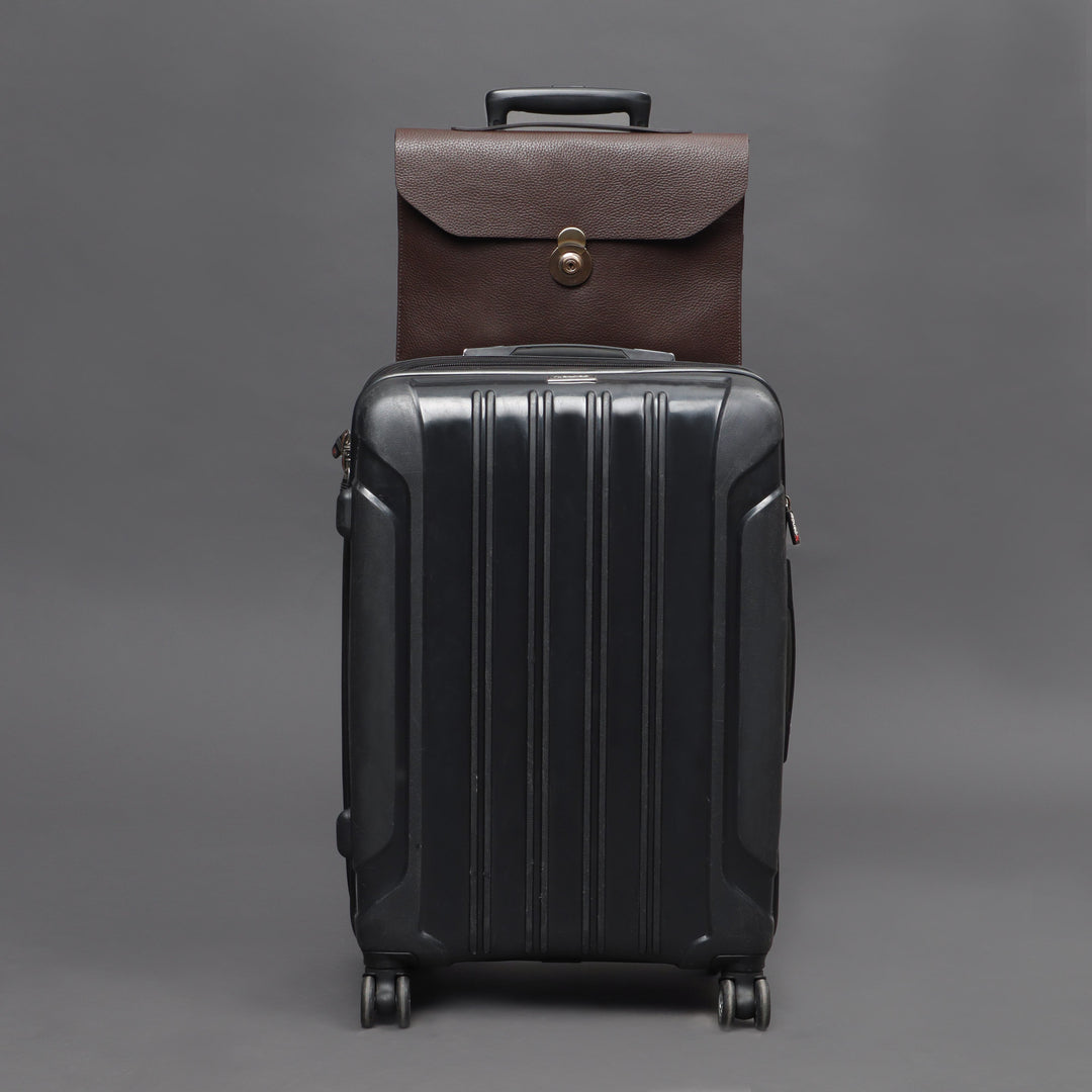 Havana Leather Laptop Folio