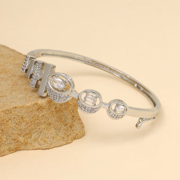 Silver Color American Diamond Bracelet