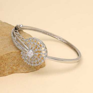 Silver Color American Diamond Bracelet
