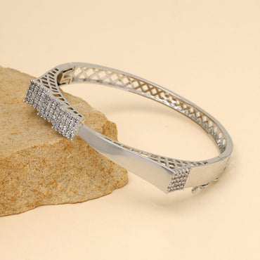 Silver Color American Diamond Bracelet