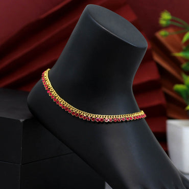 Rani Color Rhinestone Anklets