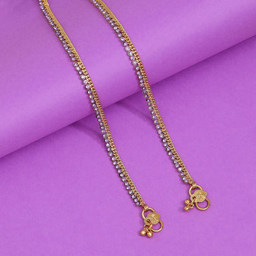 Purple Color Rhinestone Anklets