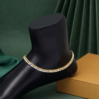 Rainblow Color Rhinestone Anklets