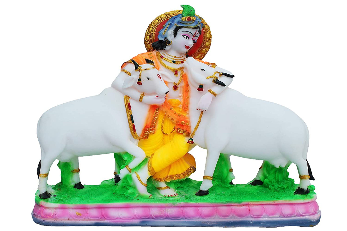 Krishna With 2 Cow