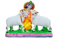 Krishna With 2 Cow