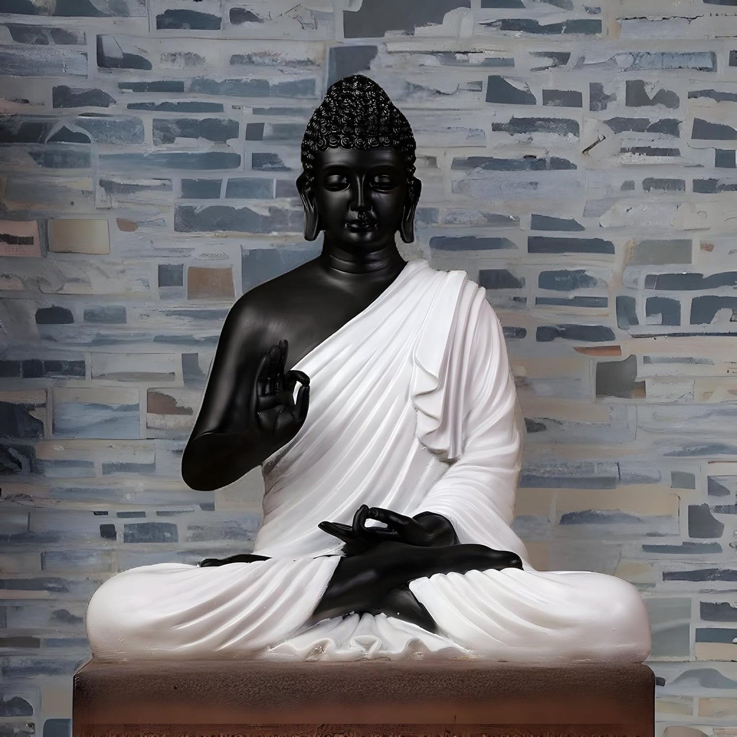 White Black Buddha