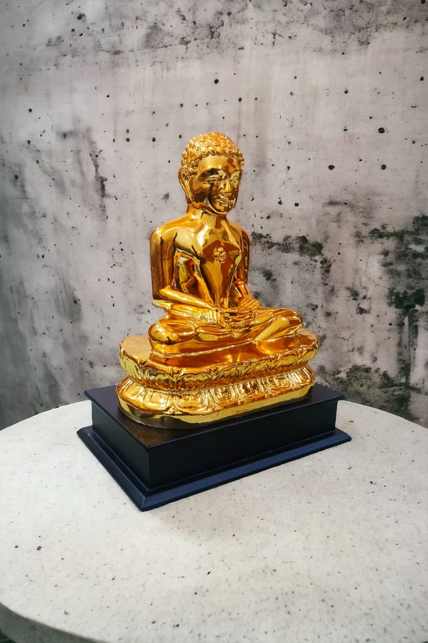 Mahaveer Bhagwan Gold Plated