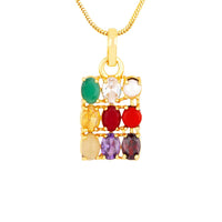 533 Navratan Pendant