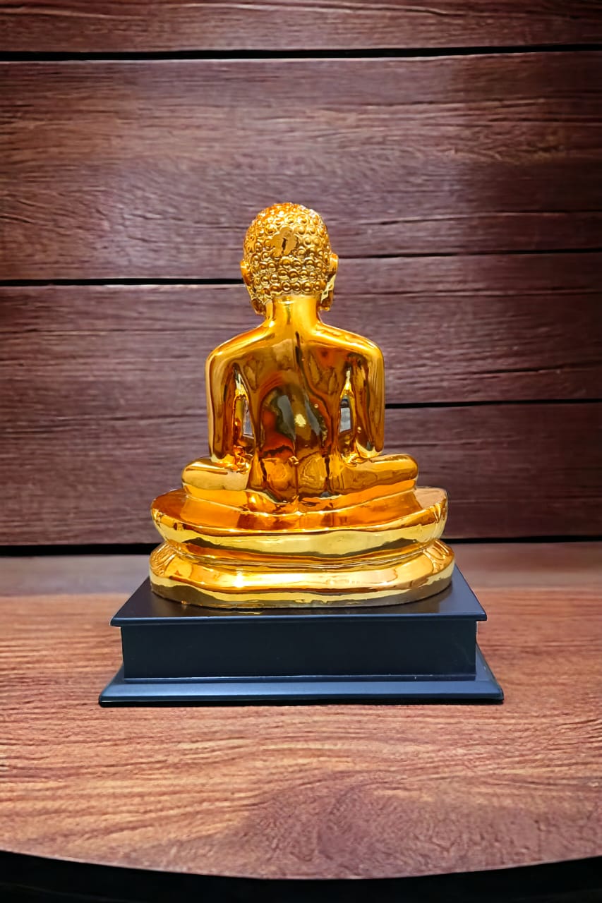 Mahaveer Bhagwan Gold Plated