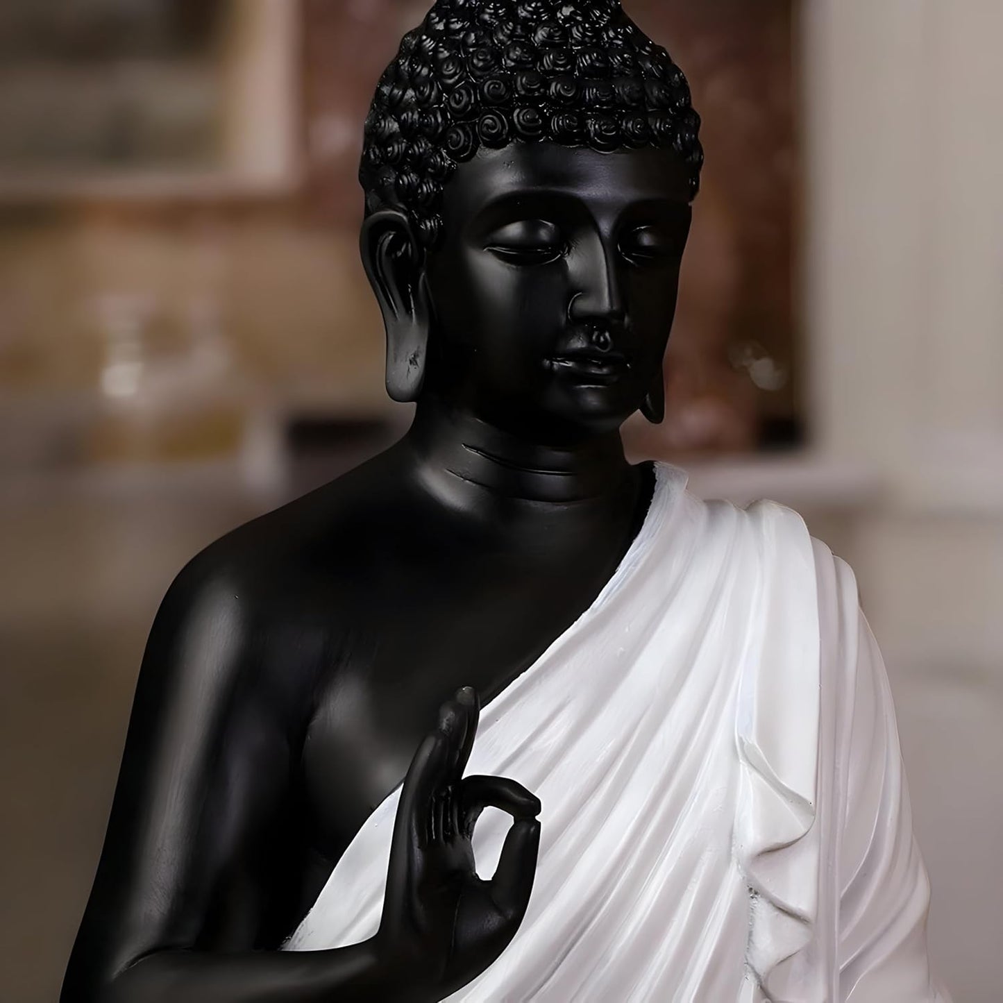 White Black Buddha