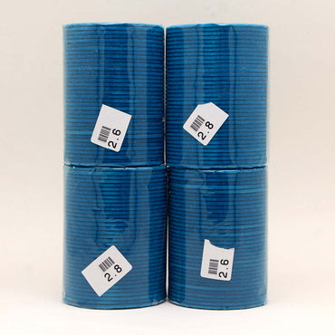 Firozi Color 4 Set Of Velvet Fashion Bangles Combo Size(2 Set Of 2.6, 2 Set Of 2.8)