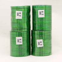 Green Color 4 Set Of Fashion Bangles Combo Size(2 Set Of 2.6, 2 Set Of 2.8)