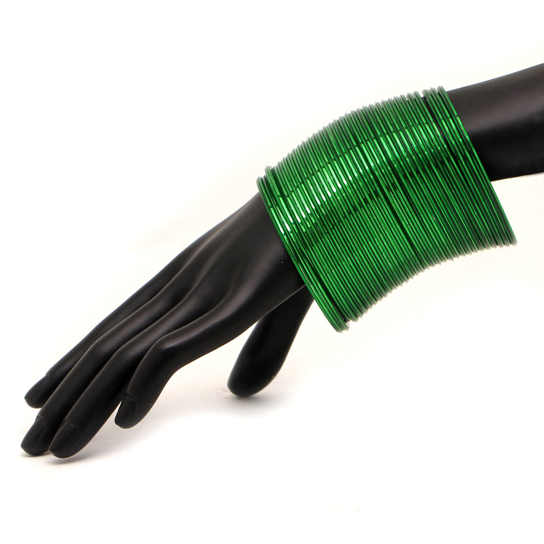 Green Color 4 Set Of Fashion Bangles Combo Size(2 Set Of 2.6, 2 Set Of 2.8)