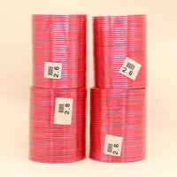 Light Gajari Color 4 Set Of Fashion Bangles Combo Size(2 Set Of 2.6, 2 Set Of 2.8)