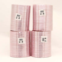 Light Pink Color 4 Set Of Fashion Bangles Combo Size(2 Set Of 2.6, 2 Set Of 2.8)
