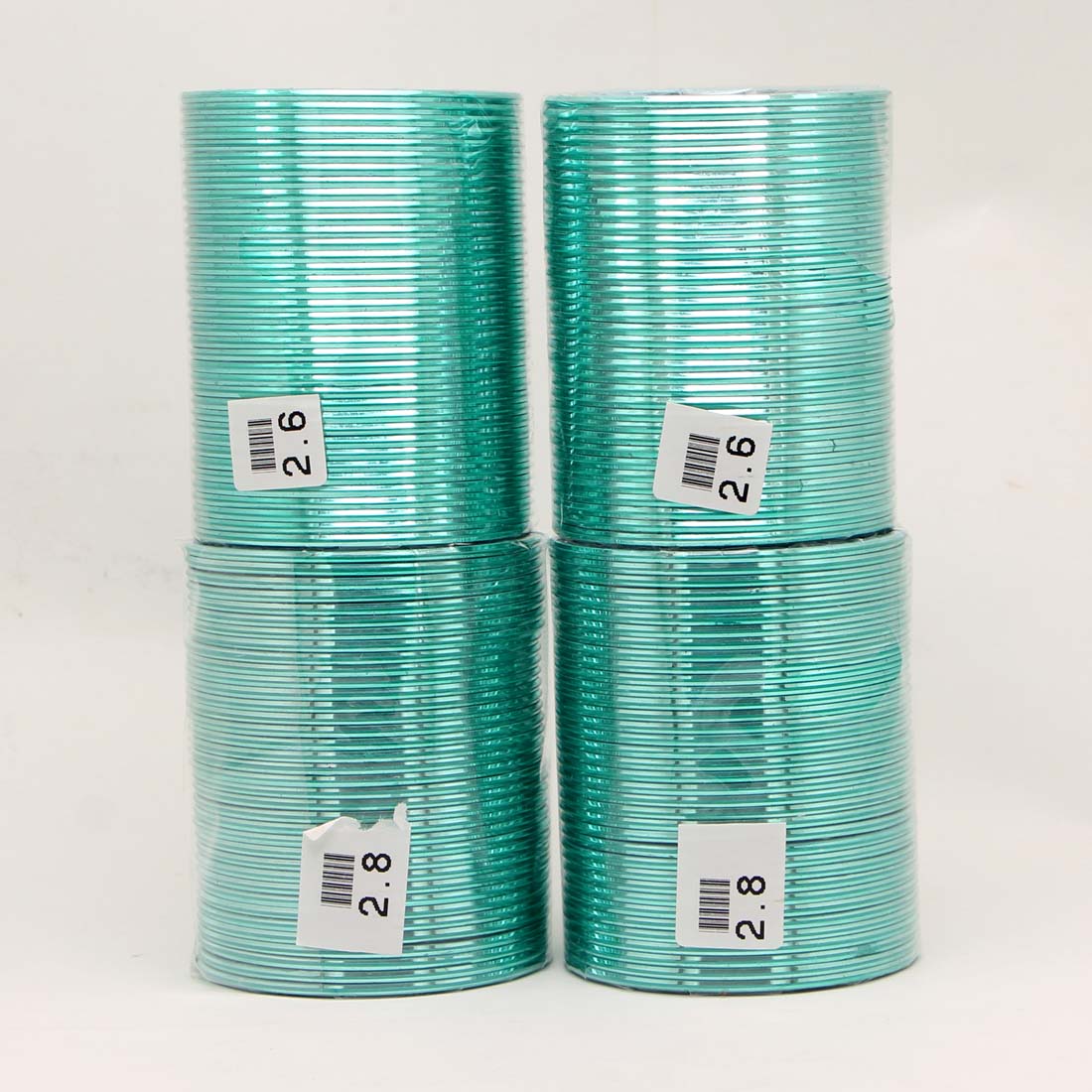 Santro Color 4 Set Of Fashion Bangles Combo Size(2 Set Of 2.6, 2 Set Of 2.8)