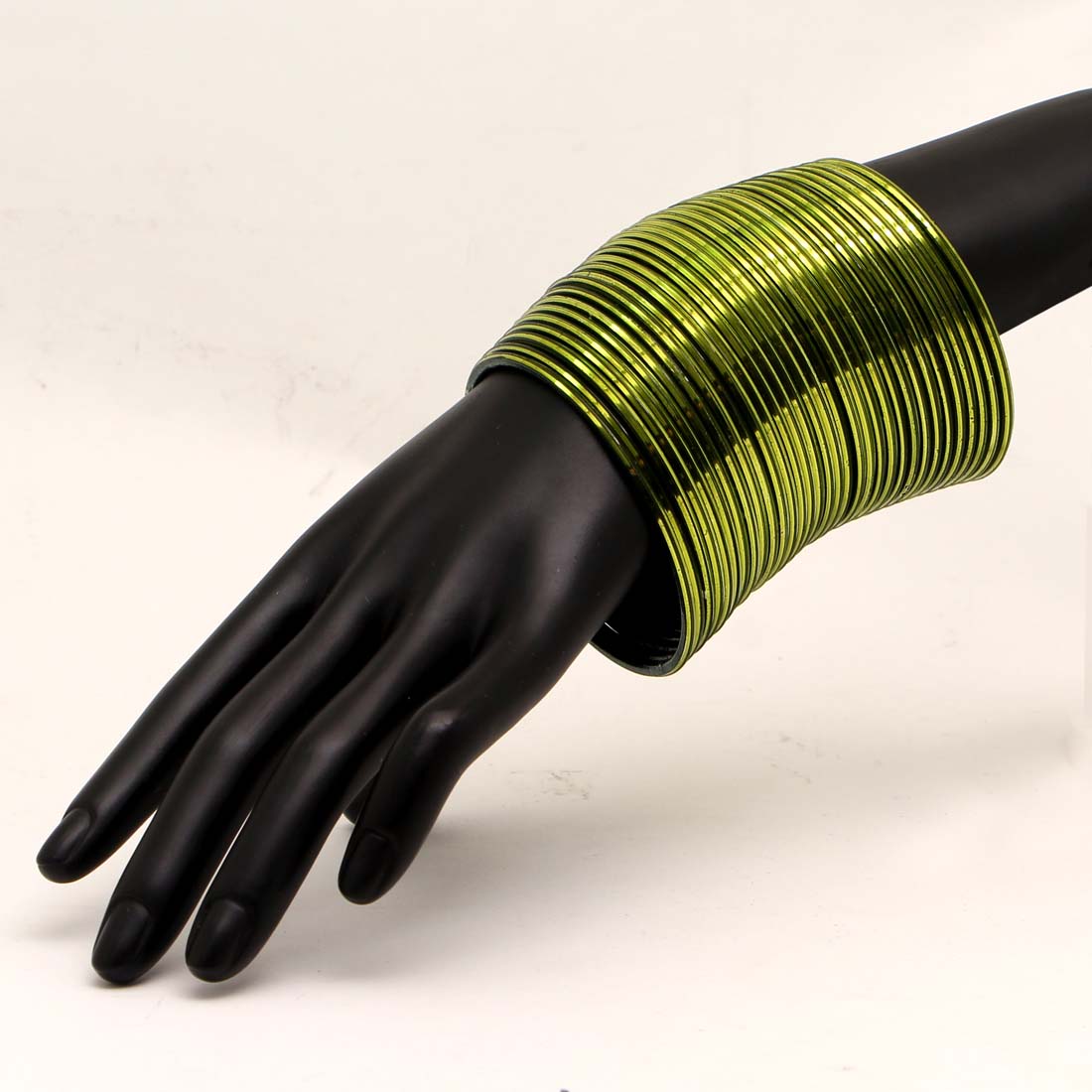 Mehandi Green Color 4 Set Of Fashion Bangles Combo Size(2 Set Of 2.6, 2 Set Of 2.8)