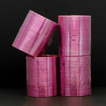 Magenta Color 4 Set Of Fashion Bangles Combo Size(2 Set Of 2.6, 2 Set Of 2.8)