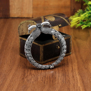 Silver Color Oxidised Bracelet