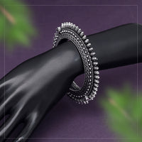 Silver Color Oxidised Bracelet