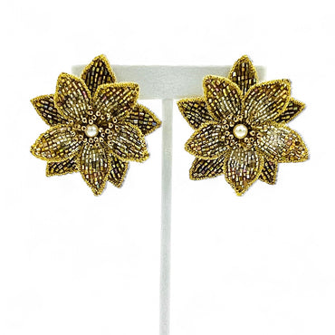 Eternal Bloom Earrings - Golden