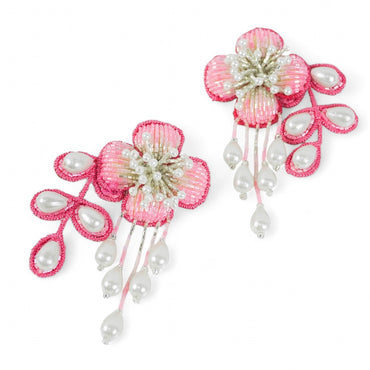 Autumn Earrings - Rose Pink