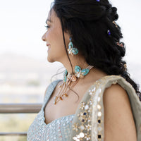 Mariposa Earrings - Blue