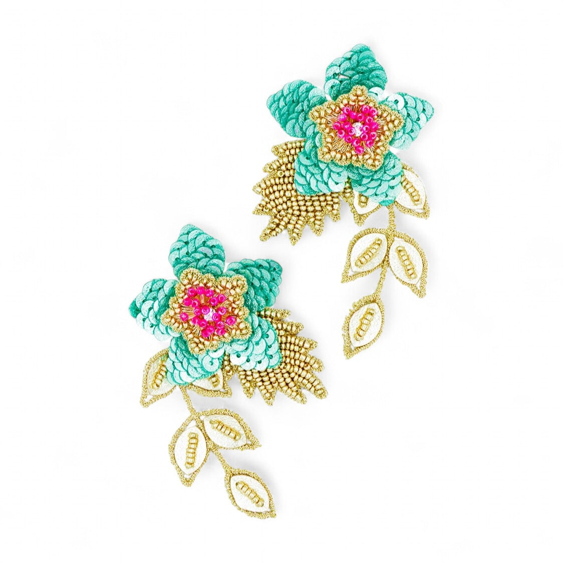 Zinia Earrings - Oceanic