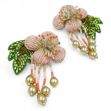Autumn Earrings - Peach