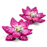 Eternal Bloom Earrings - Pink