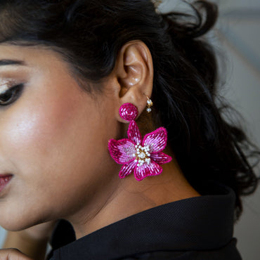Blossom Earrings - Pink