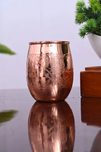 SAINORA Pure Copper Glass | Queen copper glass Mirror Etching | Online Brass Or Copper Product | Best Copper Glass