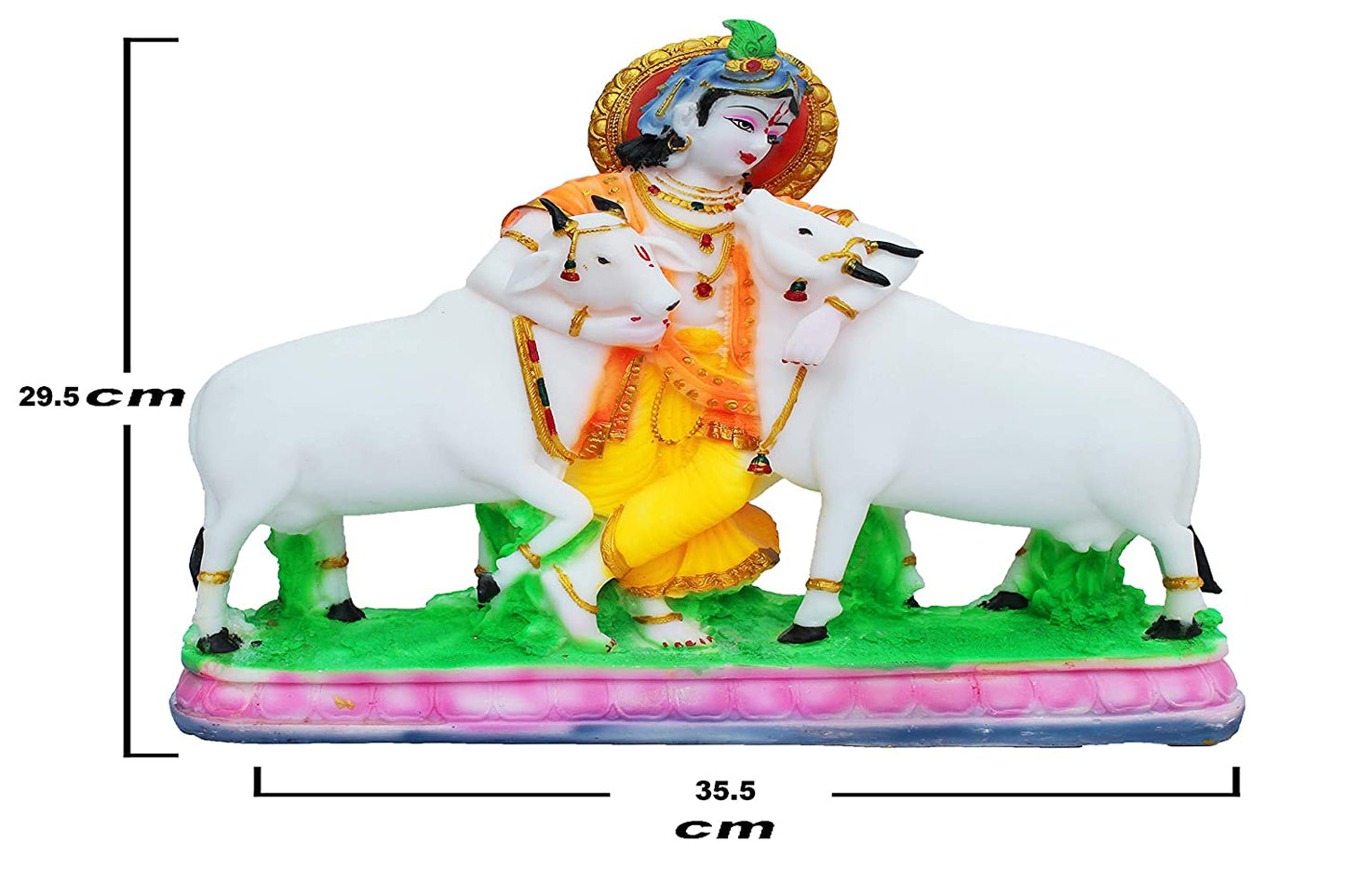 Krishna With 2 Cow