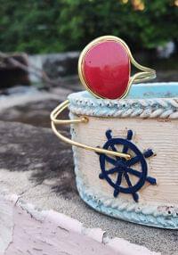 Handmade Red Crystal Bracelet