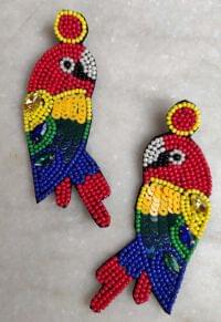 Handmade Embroidery Earrings