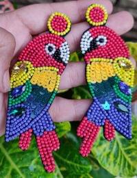 Handmade Embroidery Earrings
