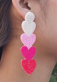 Handmade Embroidery Earrings - Unique, Hand-Stitched Artistry